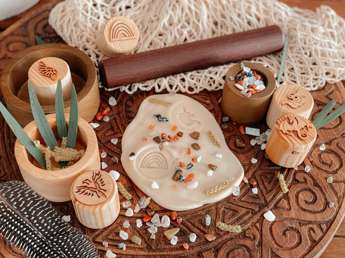 Fantasy Playdough Stamps by Beadie Bug Play - Friends of K