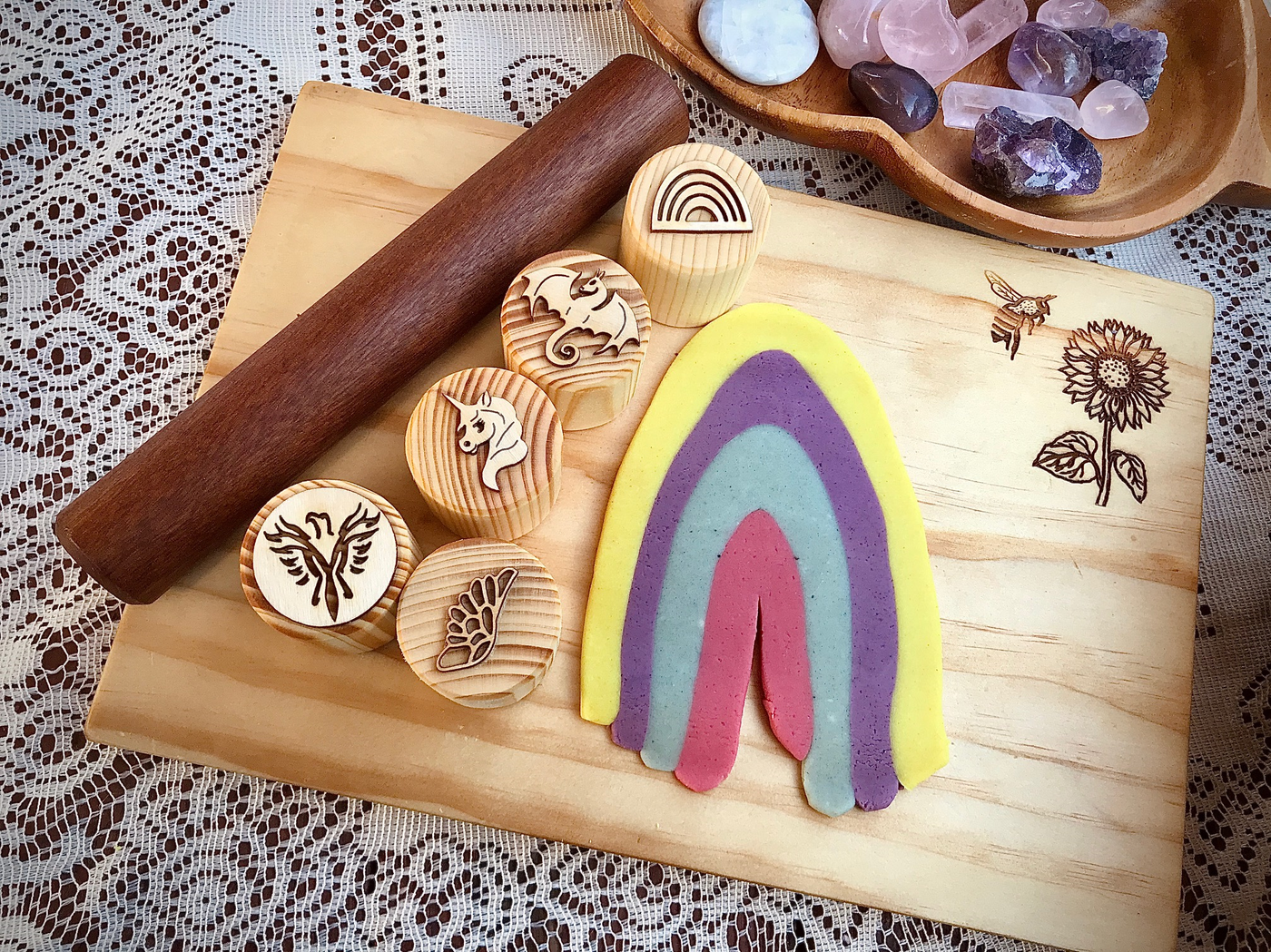 Fantasy Playdough Stamps by Beadie Bug Play - Friends of K