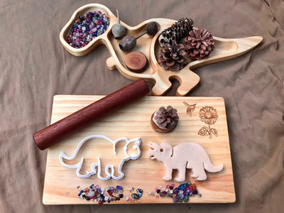 Triceratops Bio Cutter by Beadie Bug Play - Friends of K