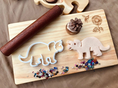 Triceratops Bio Cutter by Beadie Bug Play - Friends of K
