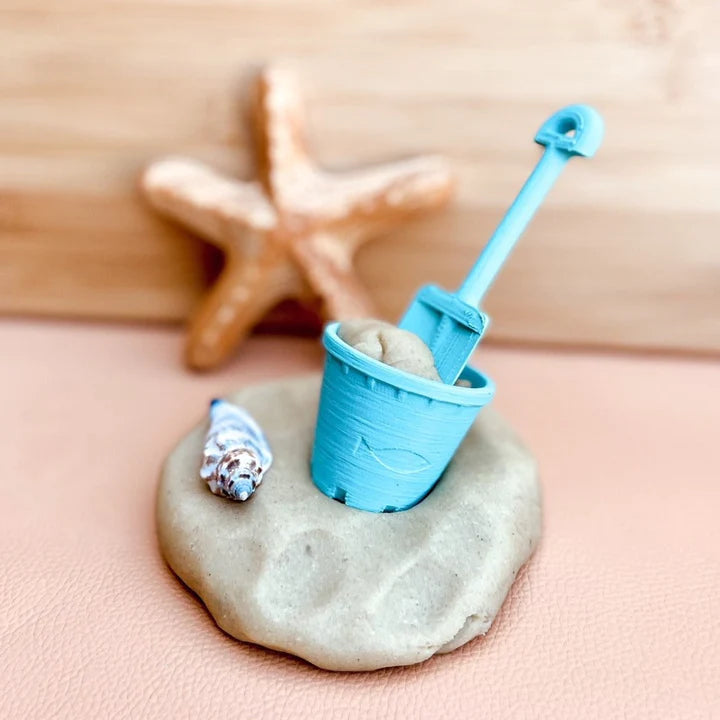 Bucket & Spade Set - Blue/Teal by Beadie Bug Play - Friends of K