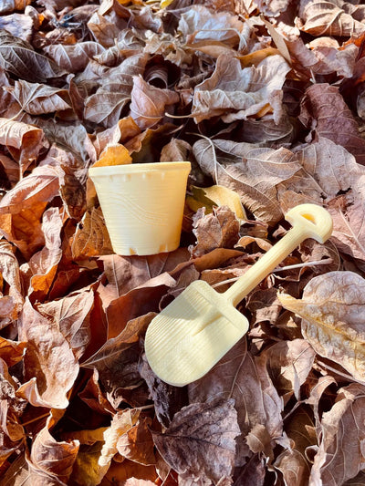 Bucket & Spade Set - Yellow by Beadie Bug Play - Friends of K