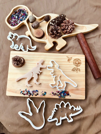 Dinosaur Foot Print Bio Cutter by Beadie Bug Play - Friends of K
