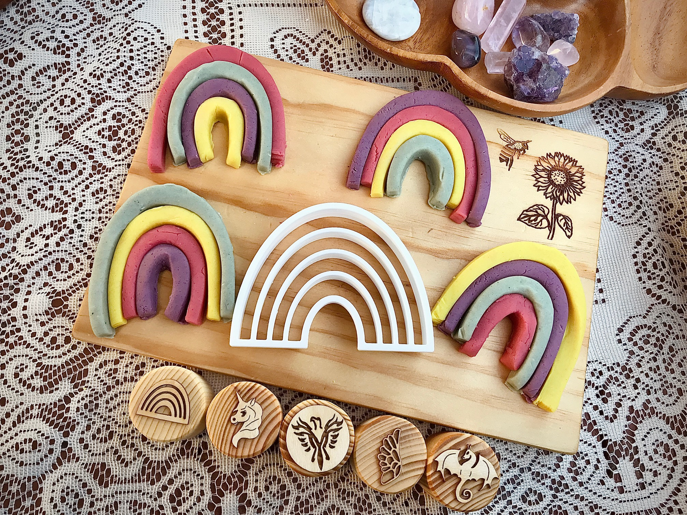 Rainbow Bio Cutter by Beadie Bug Play - Friends of K