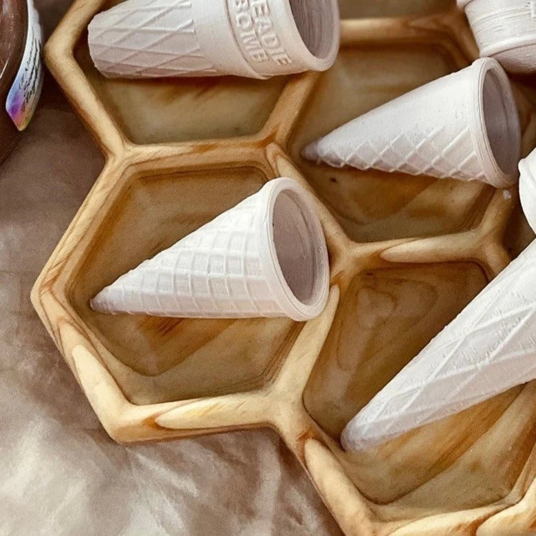 Waffle Ice cream Cone by Beadie Bug Play - Friends of K