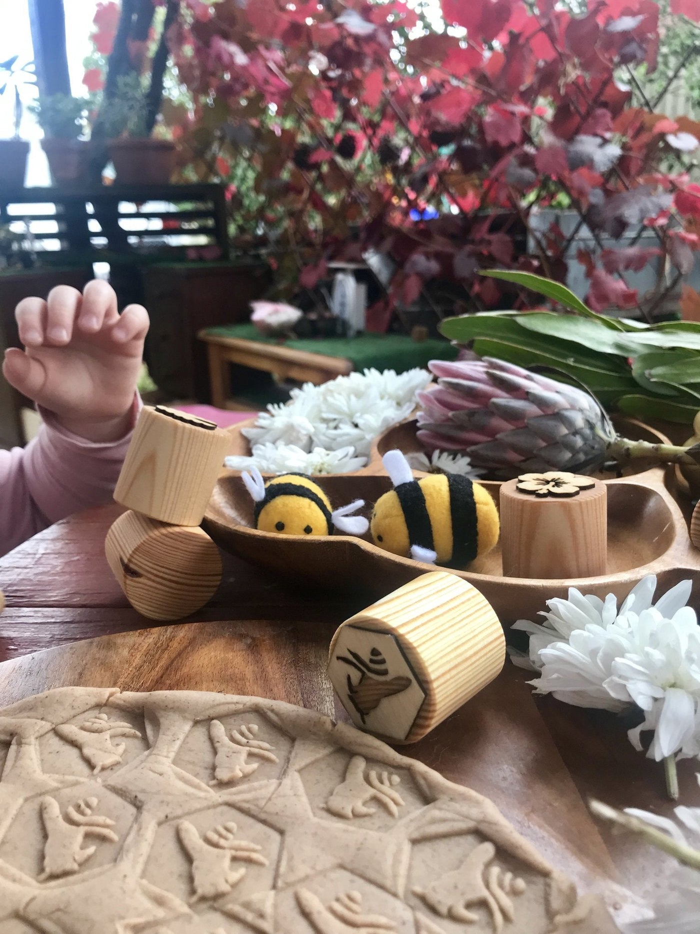Bee Playdough Stamps by Beadie Bug Play - Friends of K