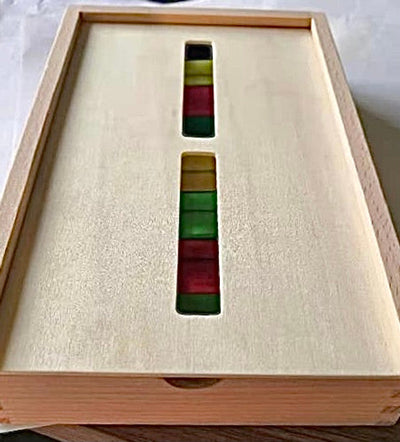 Bright Lucite Cubes (40 Piece with Tray) by Papoose - Friends of K