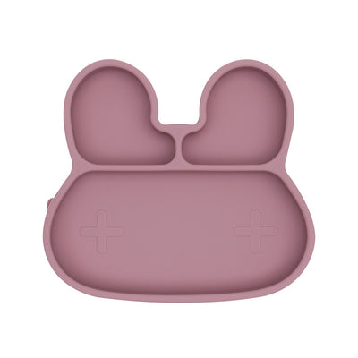 Bunny Stickie™ Plate - Dusty Rose by We Might Be Tiny - Friends of K