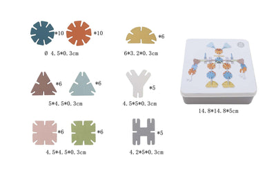Calm & Breezy Connector Disk in Tin Box by Kaper Kidz - Friends of K