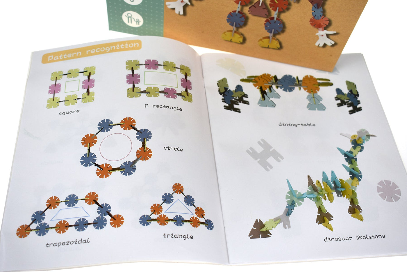 Calm & Breezy Geometry Connecting Shape Building Blocks by Kaper Kidz - Friends of K