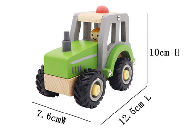 Calm & Breezy Tractor with Rubber Wheels (Green) by Kaper Kidz - Friends of K