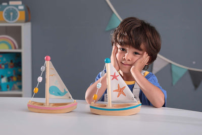 Calm & Breezy Wooden Sailboat by Kaper Kidz - Friends of K