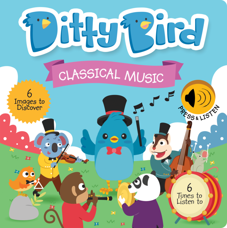 Classical Music Board Book by Ditty Bird - Friends of K