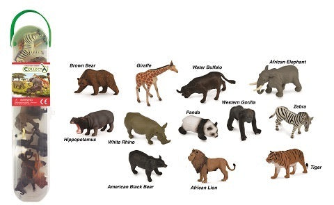 CollectA Gift Tube - Wild Life A (12 Piece) by CollectA - Friends of K