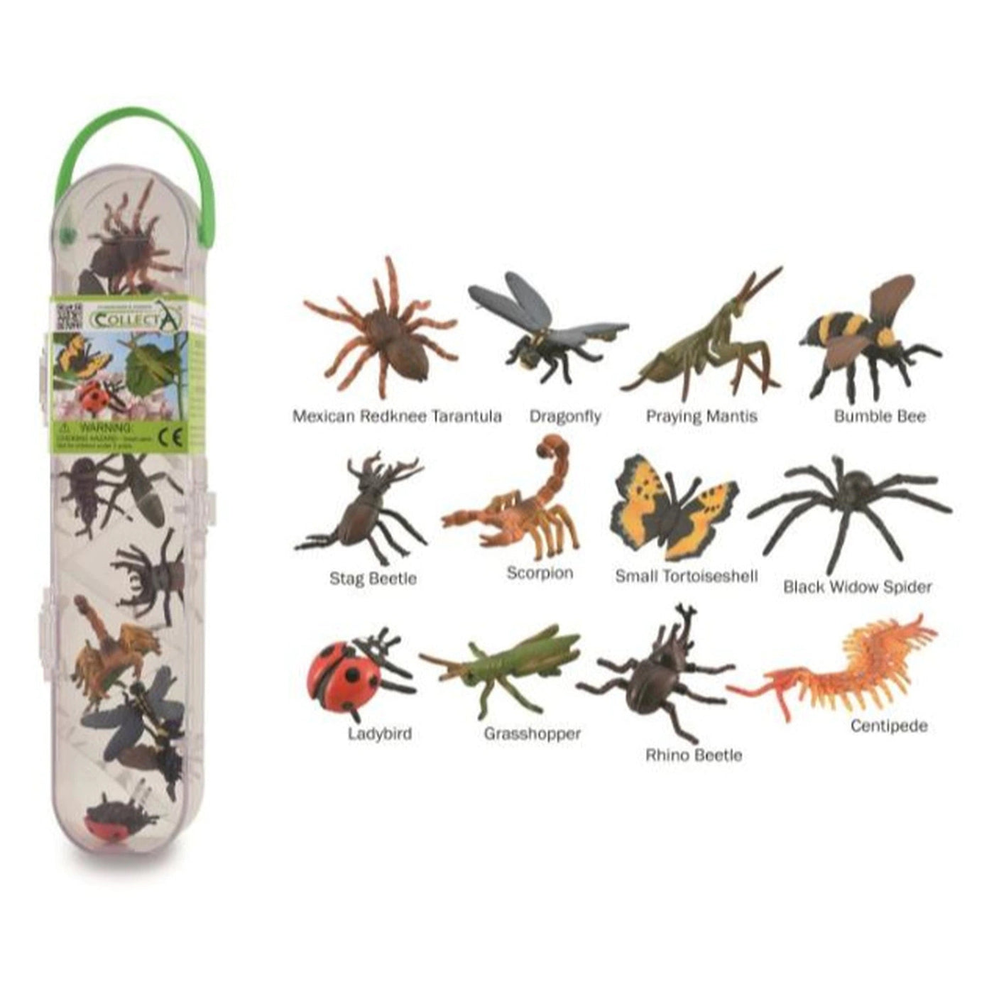 CollectA Gift Tube - Insects and Spiders (12 Piece) by CollectA - Friends of K