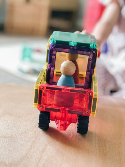 Connetix Tiles | Rainbow Motion Pack 24 pc by Connetix Magnetic Tiles - Friends of K