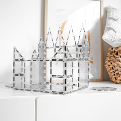 Connetix Tiles | Clear Base Plate Pack 2 pc by Connetix Magnetic Tiles - Friends of K