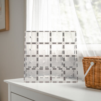 Connetix Tiles | Clear Base Plate Pack 2 pc by Connetix Magnetic Tiles - Friends of K
