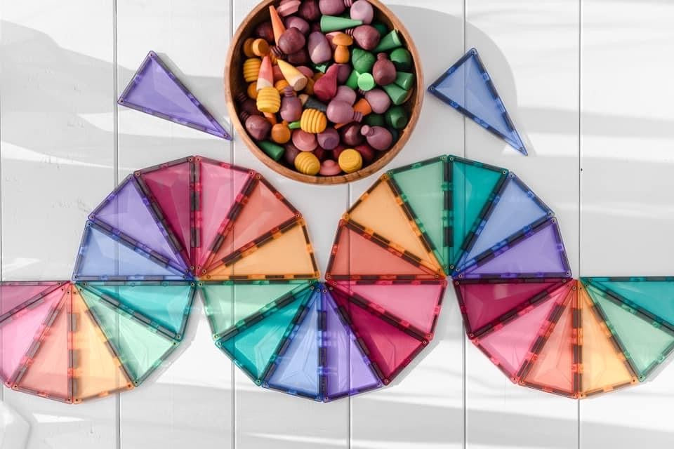 Connetix Tiles | Pastel Mega Pack 202 pc by Connetix Magnetic Tiles - Friends of K