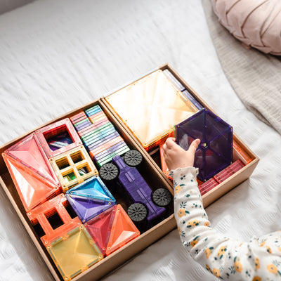 Connetix Tiles | Rainbow Mega Pack 212 pc by Connetix Magnetic Tiles - Friends of K