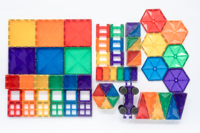 Connetix Tiles | Rainbow Mega Pack 212 pc by Connetix Magnetic Tiles - Friends of K