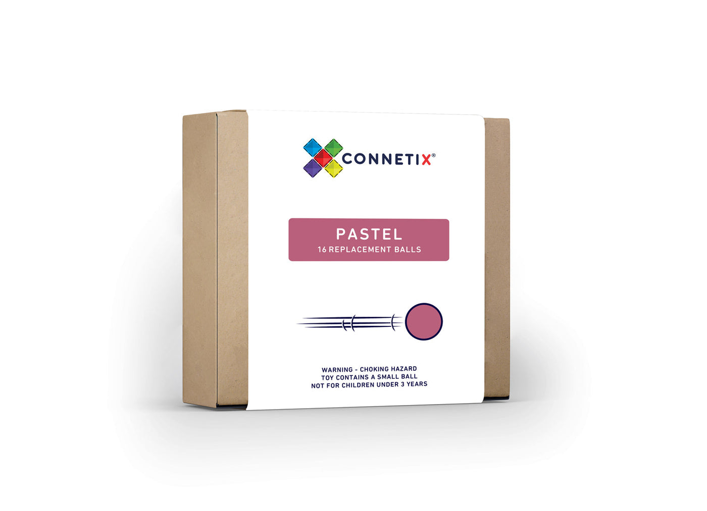 Connetix Tiles | Pastel Replacement Ball Pack 16pc by Connetix Magnetic Tiles - Friends of K