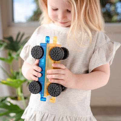 Connetix Tiles | Rainbow Car Pack 2pc by Connetix Magnetic Tiles - Friends of K