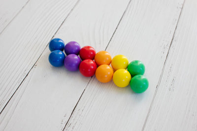 Connetix Tiles | Rainbow Replacement Ball Pack 12pc by Connetix Magnetic Tiles - Friends of K