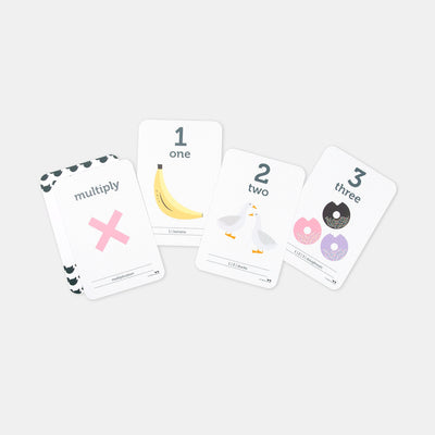 Counting and Math Symbols Flash Cards by Two Little Ducklings - Friends of K