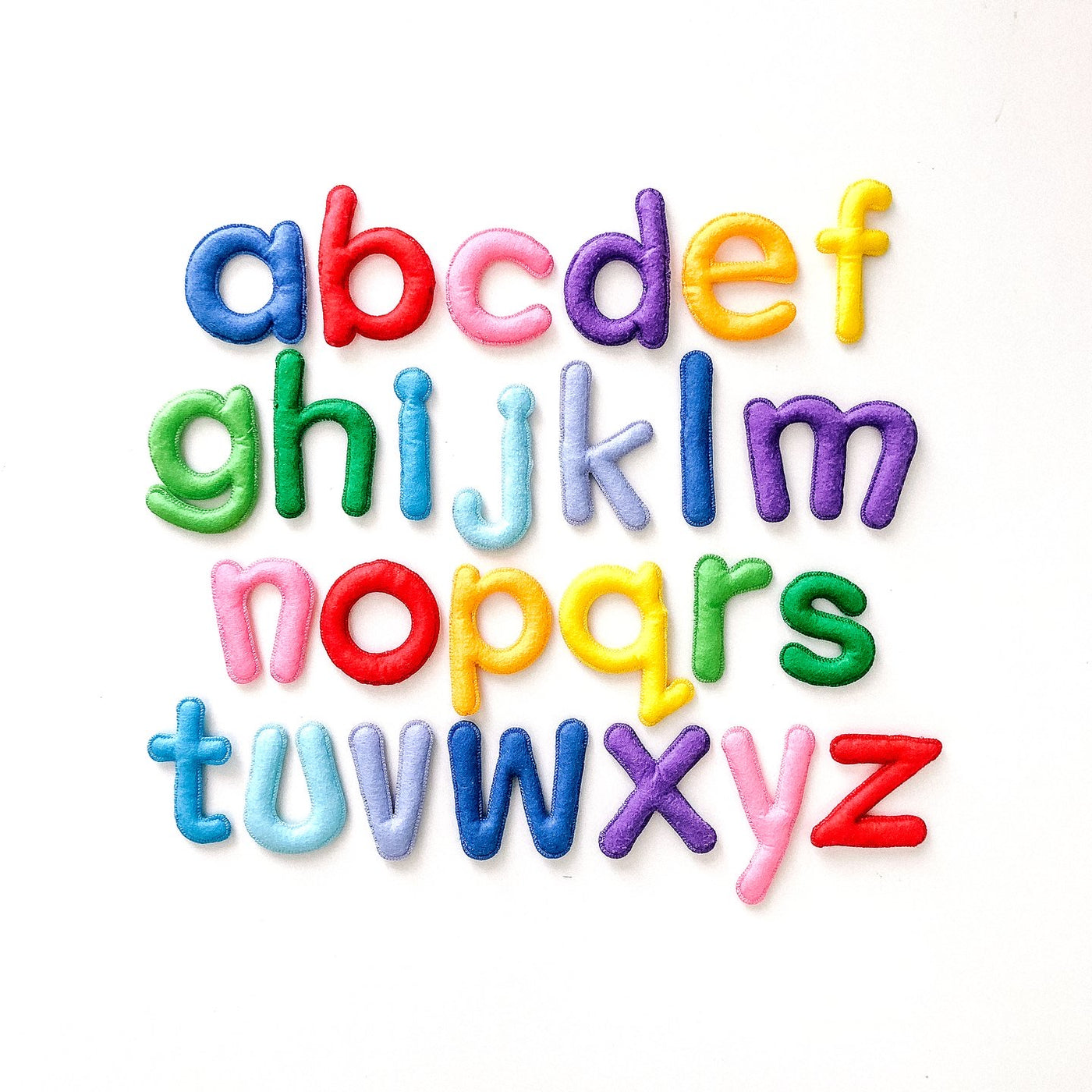 ABC Lowercase Felt Alphabet & Flashcards by Curious Columbus - Friends of K