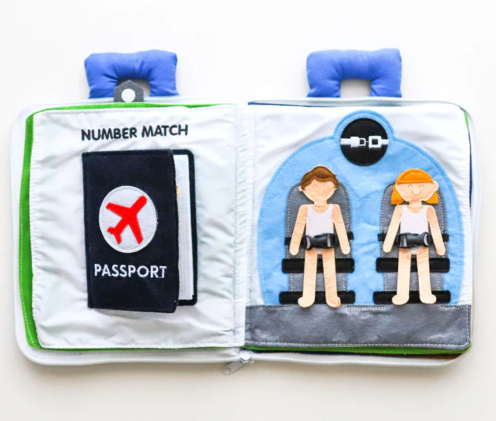 Fabric Activity Book - Away We Go by Curious Columbus - Friends of K