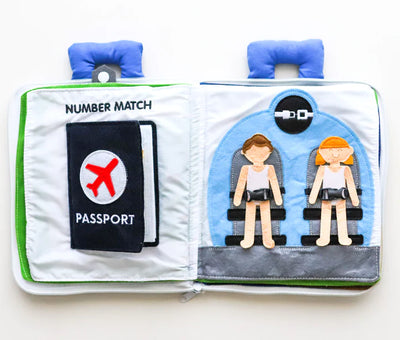 Fabric Activity Book - Away We Go by Curious Columbus - Friends of K