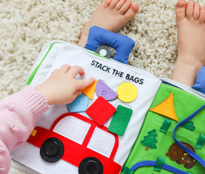 Fabric Activity Book - Away We Go by Curious Columbus - Friends of K