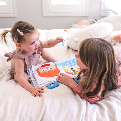 Fabric Activity Book - My Big Day (Blue Cover) by Curious Columbus - Friends of K