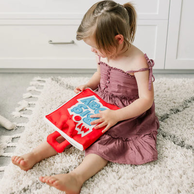Fabric Activity Book - My Big Day (Red Cover) by Curious Columbus - Friends of K