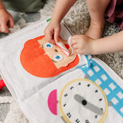 Fabric Activity Book - My Big Day (Red Cover) by Curious Columbus - Friends of K