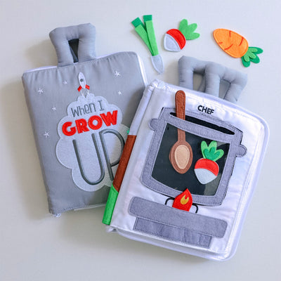 Fabric Activity Book - When I Grow Up by Curious Columbus - Friends of K