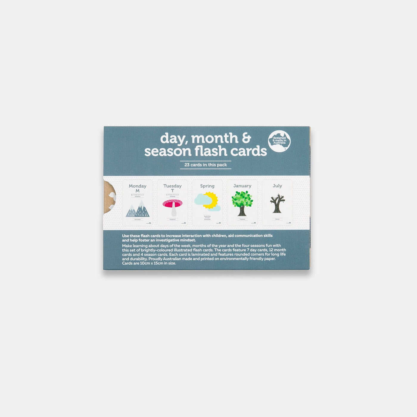 Days, Months and Seasons Flash Cards by Two Little Ducklings - Friends of K
