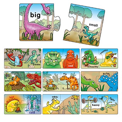 Dino Opposites 20x2pc Jigsaw Puzzle by Orchard Toys - Friends of K