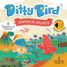 Dinosaur Sounds Board Book by Ditty Bird - Friends of K