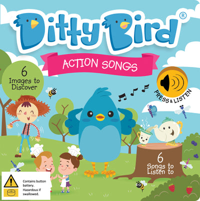Action Songs Board Book by Ditty Bird - Friends of K