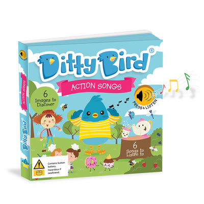 Action Songs Board Book by Ditty Bird - Friends of K