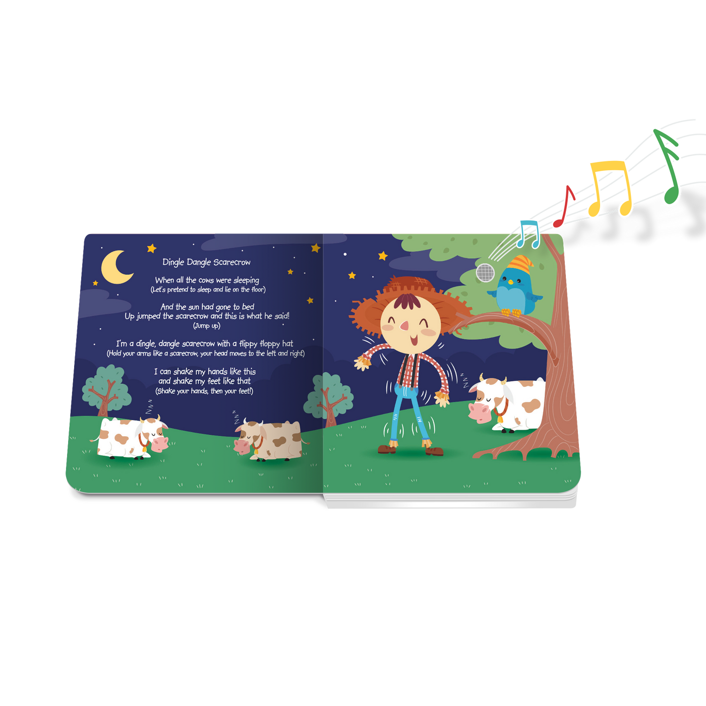 Action Songs Board Book by Ditty Bird - Friends of K