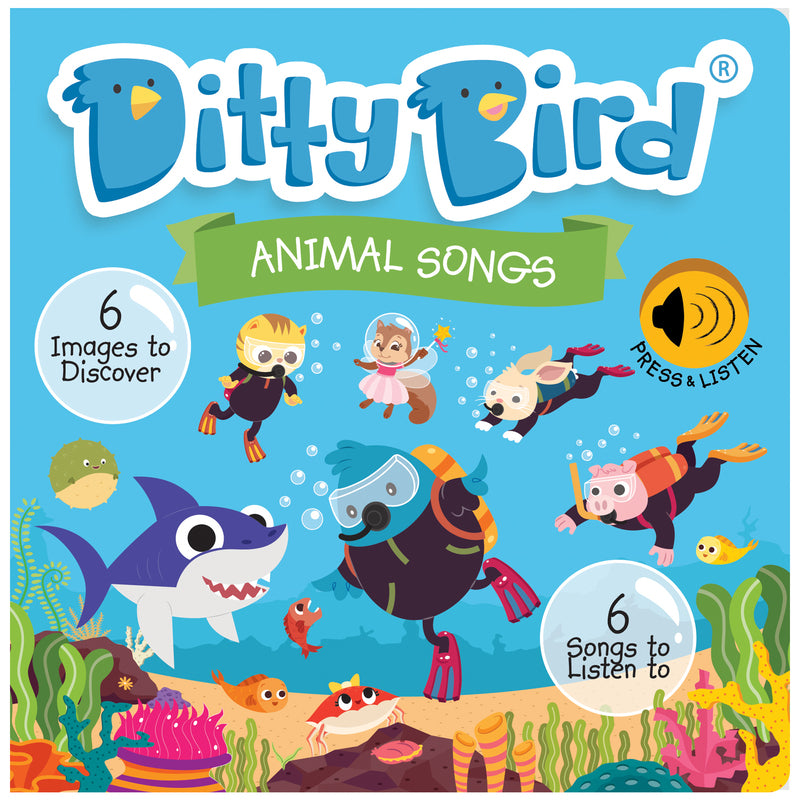 Animal Songs Board Book by Ditty Bird - Friends of K