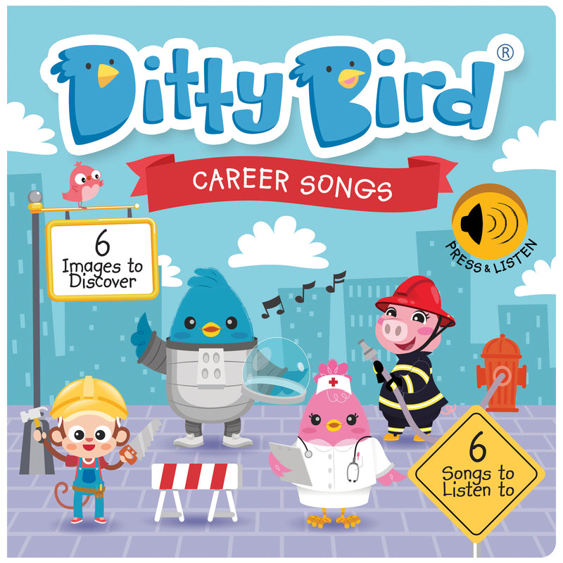 Career Songs Board Book by Ditty Bird - Friends of K