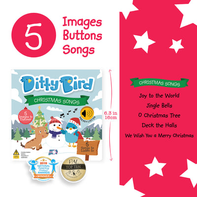 Christmas Songs Board Book by Ditty Bird - Friends of K
