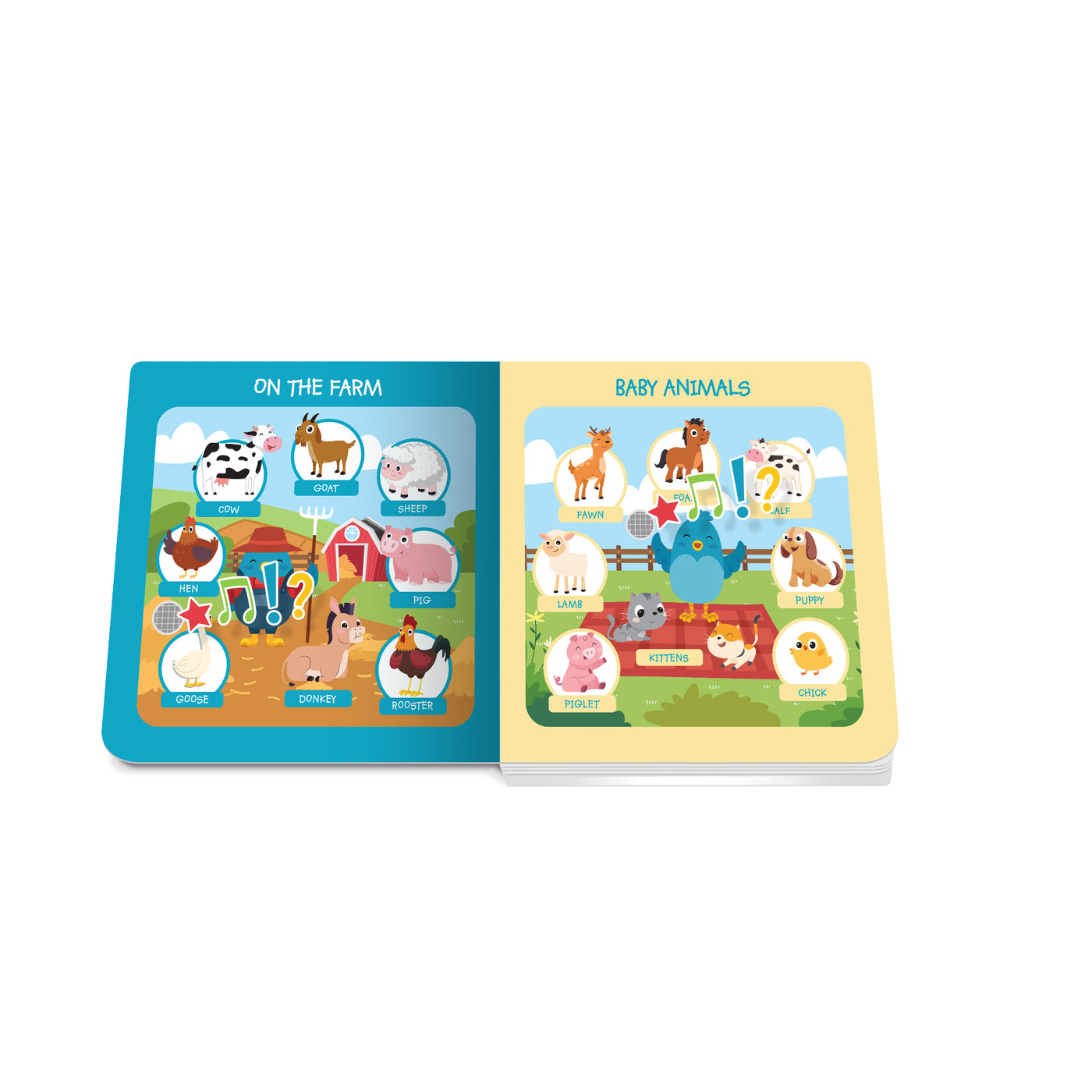 First 100 Animals Board Book by Ditty Bird - Friends of K