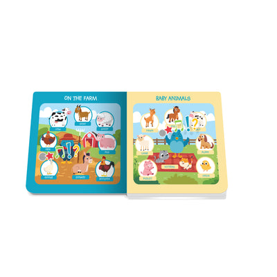 First 100 Animals Board Book by Ditty Bird - Friends of K