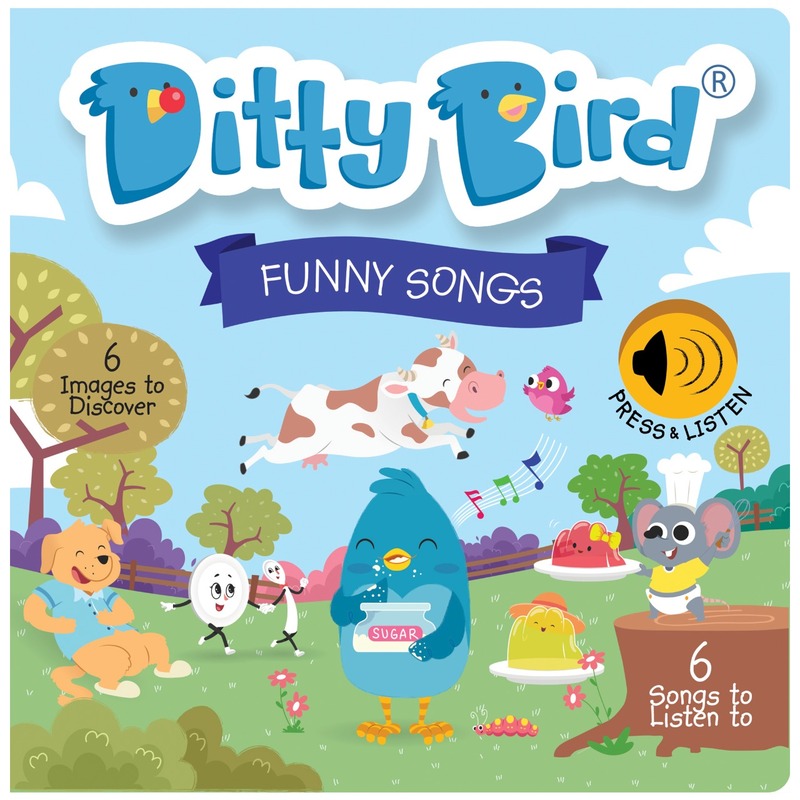 Funny Songs Board Book by Ditty Bird - Friends of K