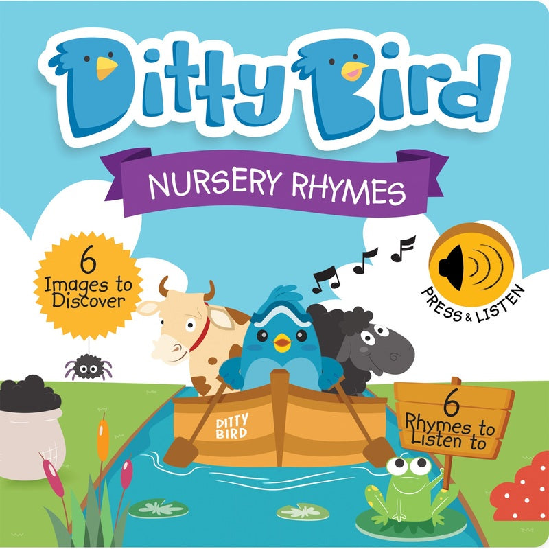 Nursery Rhymes Board Book by Ditty Bird - Friends of K